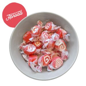 Red Licorice Swirl Saltwater Taffy